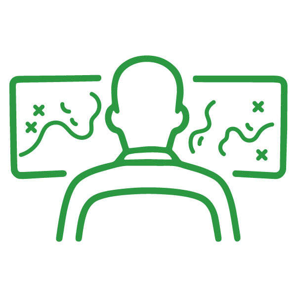 Man in front of Screen Icon